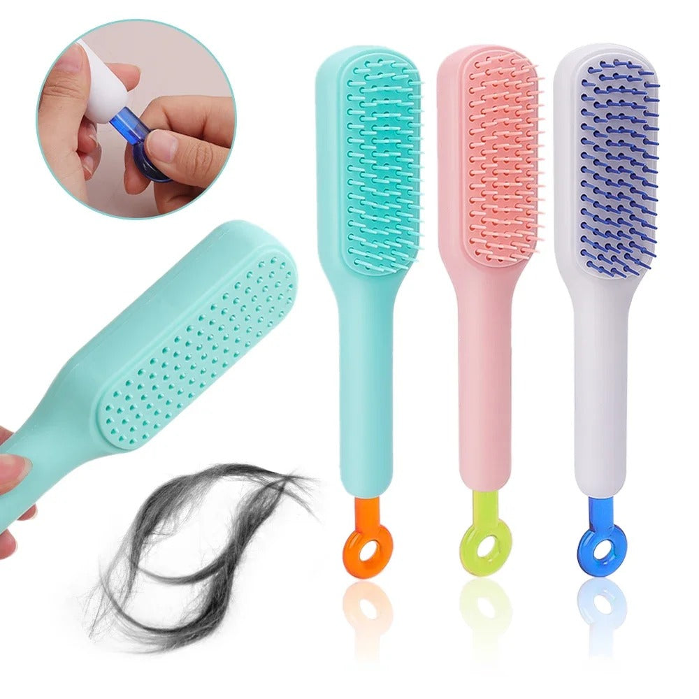 Self-cleaning Hairbrush