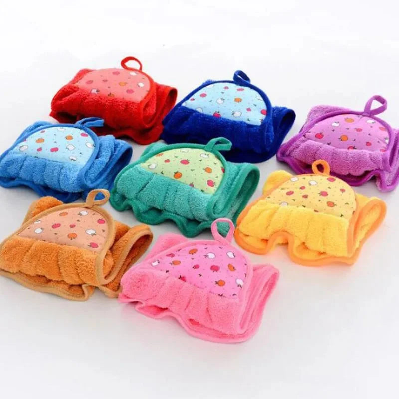 Kitchen & Bath Luxury Coral Velvet Hand Towels