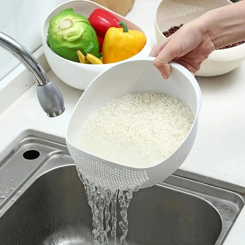Kitchen Sink Strainer Bowl for Fruit & Vegetable Washing