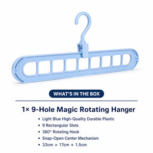 9-Hole Magic Rotating Hanger