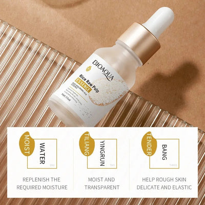 Rice Raw Pulp Serum with Hyaluronic Acid | Nourishing & Moisturizing Anti-Wrinkle Skin Care