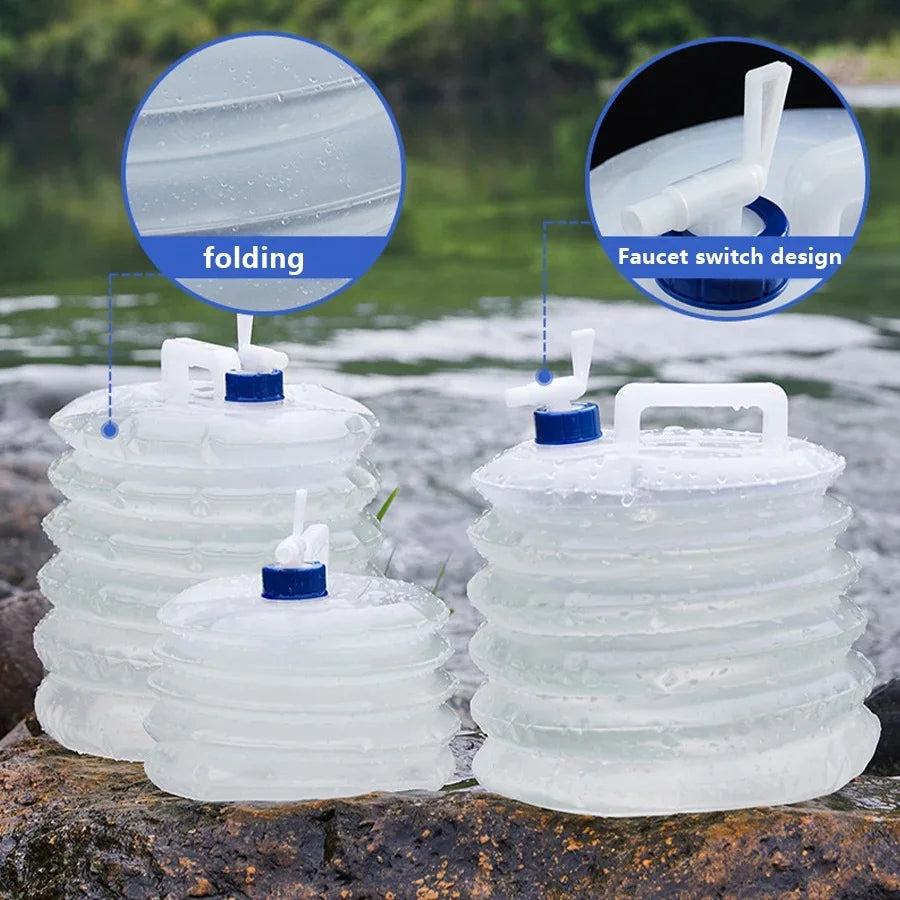 Portable Foldable Collapsible Water Bag – 5L/10L/15L