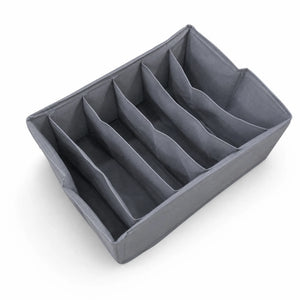 6-Grid Foldable Fabric Wardrobe Organizer