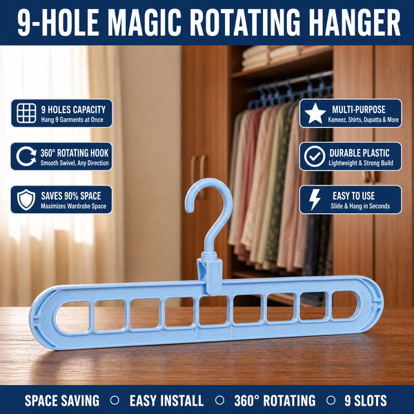 Magic Hanger With 9 Hole