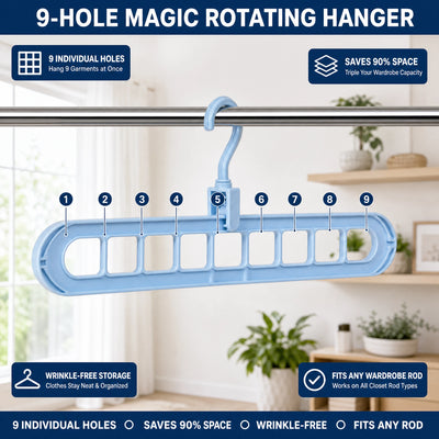 Magic Hanger With 9 Hole