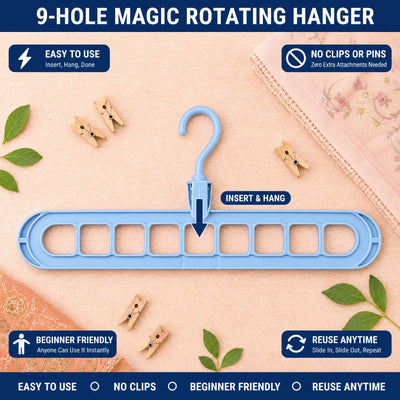 Magic Hanger With 9 Hole