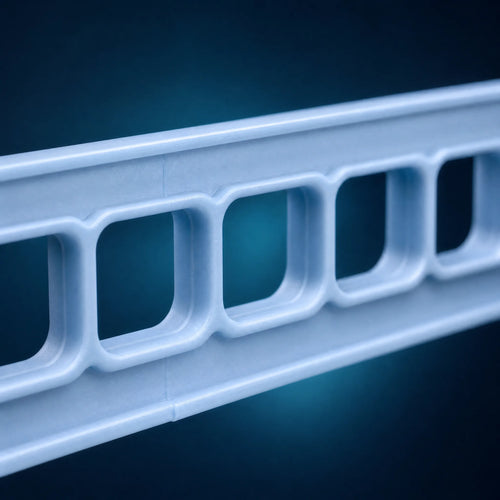 9 rectangular slots close-up