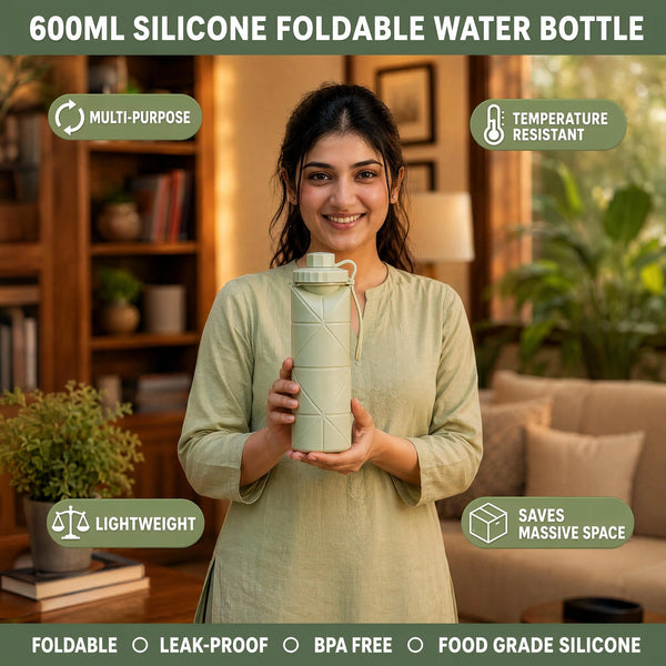 Foldable Silicone Water Bottle