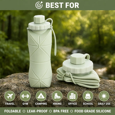 Foldable Silicone Water Bottle