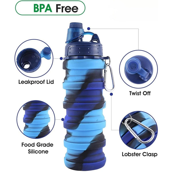 Foldable Water Bottle Leak-Proof