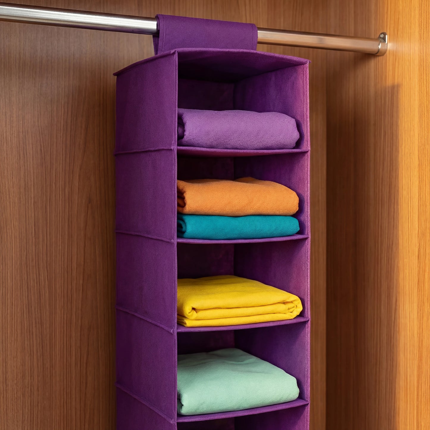 Closet Organizer Hanging Storage Bag – 5 Layer