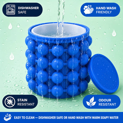 Silicone Ice Cube Maker Bucket