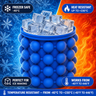 Silicone Ice Cube Maker Bucket