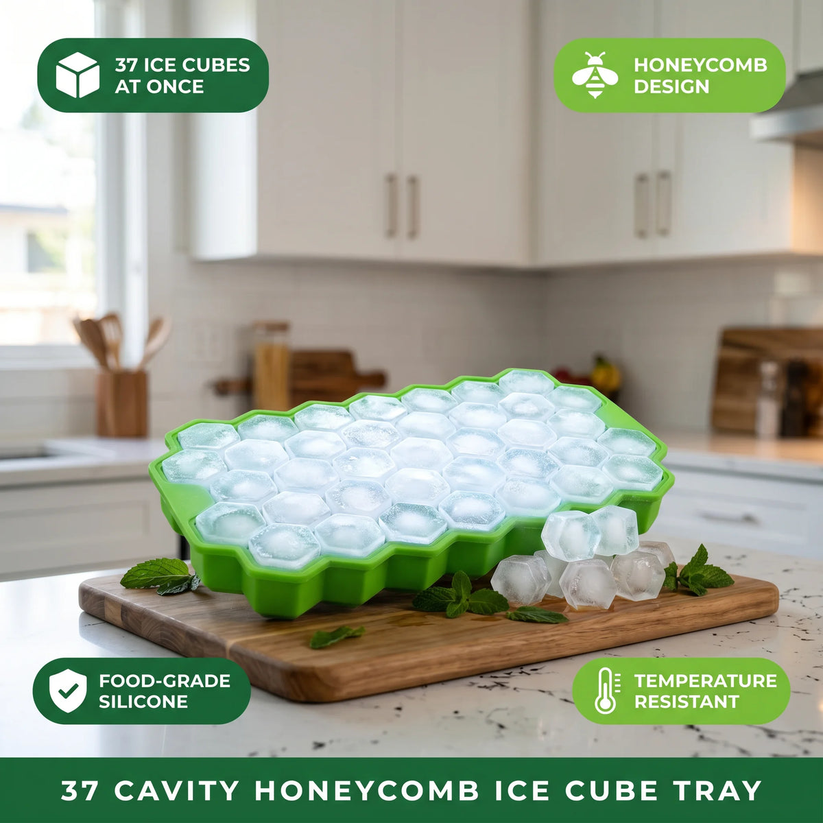 Silicone Honeycomb 37 Cavity Ice Cube