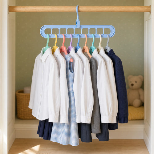 Kids school uniforms organized