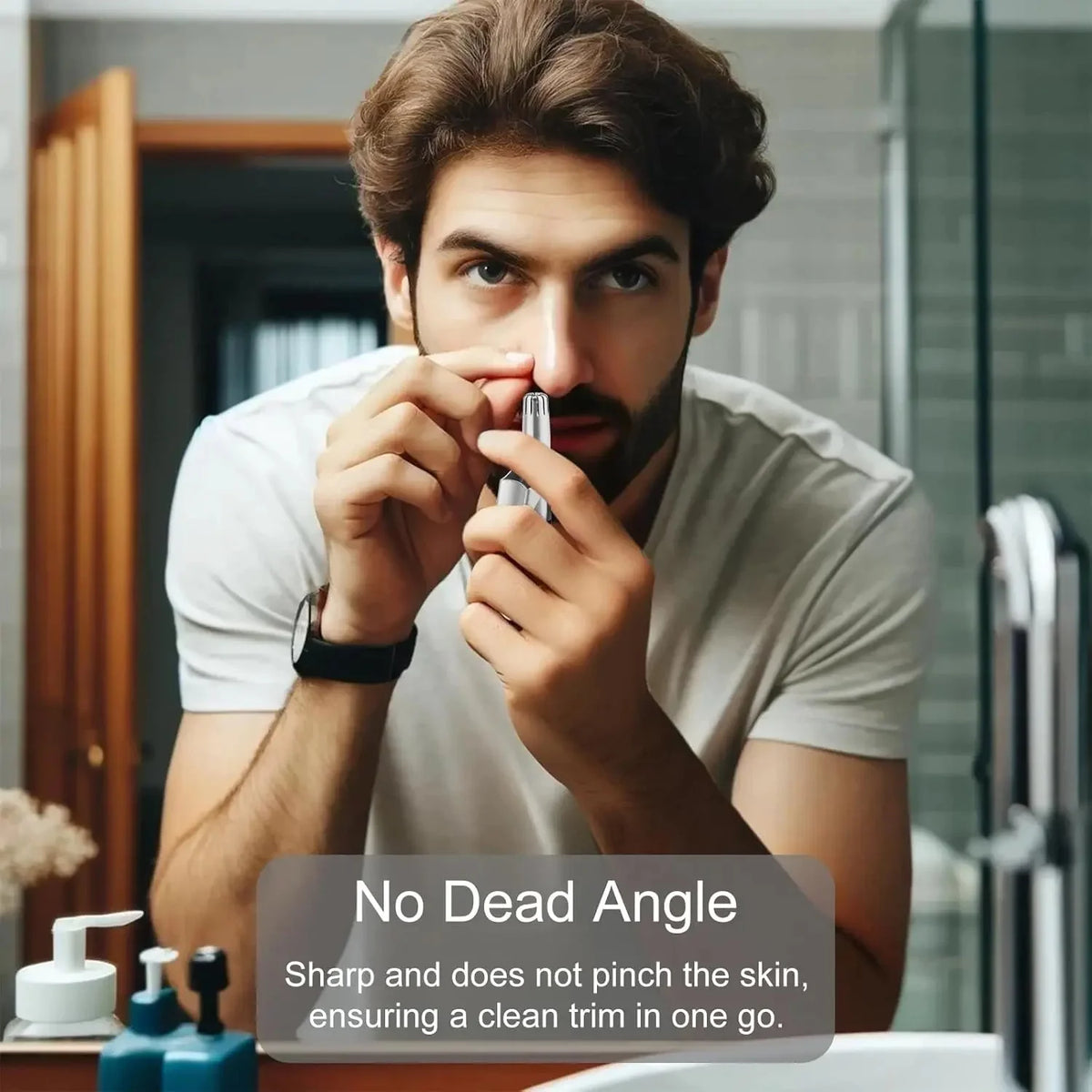 Stainless Steel Nose Hair Trimmer