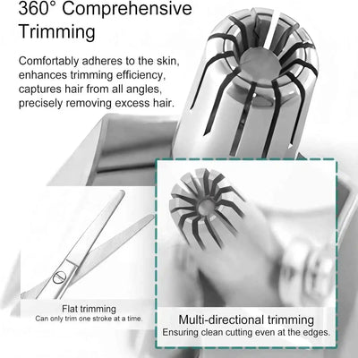 Stainless Steel Nose Hair Trimmer