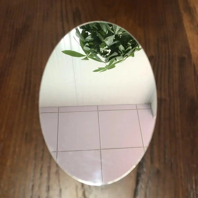 Oval Shape Self-Adhesive Mirror Sticker