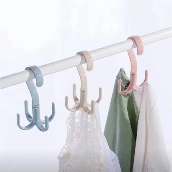 Multi-Purpose 4-Claw Rotatable Hook