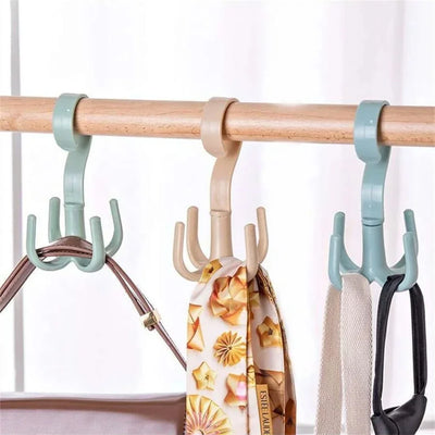 Multi-Purpose 4-Claw Rotatable Hook