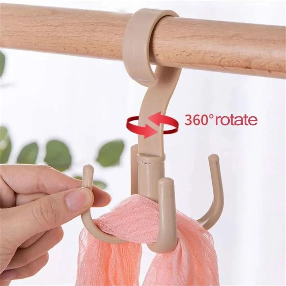 Multi-Purpose 4-Claw Rotatable Hook