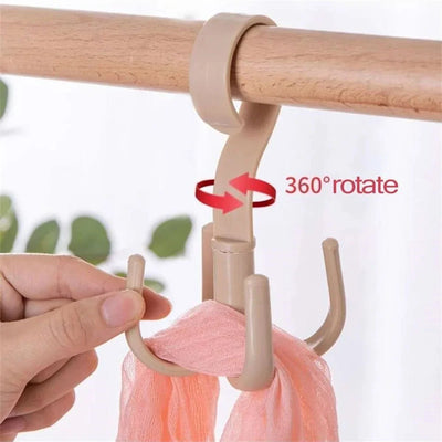 Multi-Purpose 4-Claw Rotatable Hook