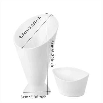 2-in-1 French Fries Cup with Sauce Holder