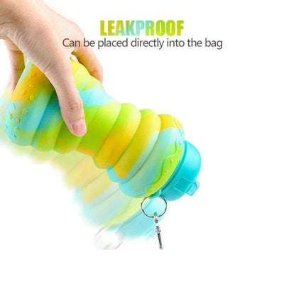 550ml Foldable Silicone Water Bottle