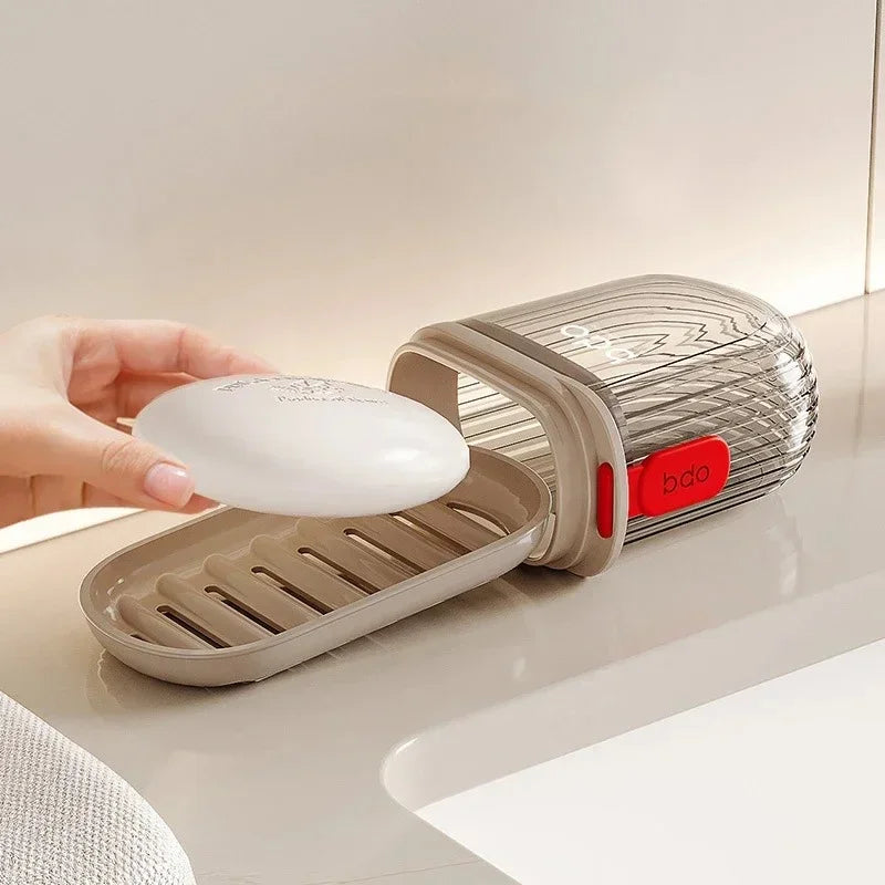 Vertical Soap Holder For Travel & Bathroom