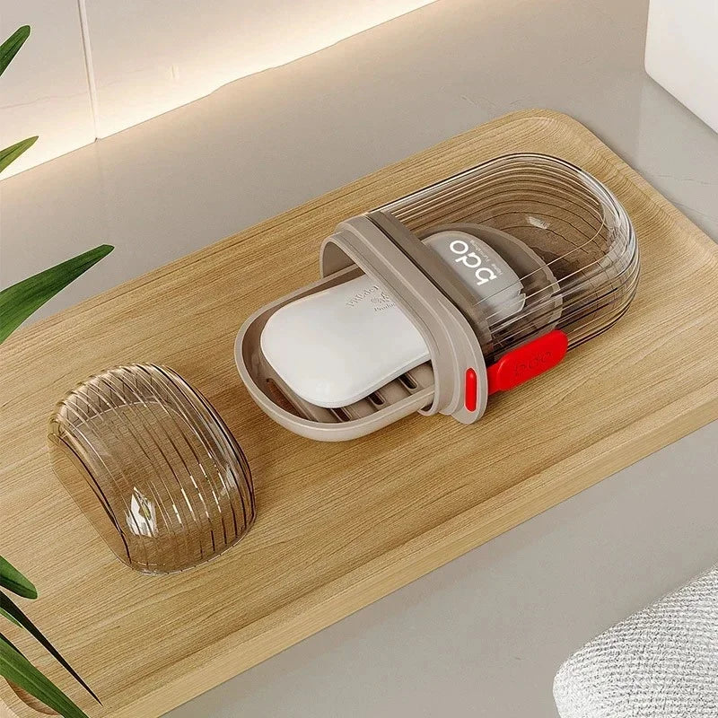 Vertical Soap Holder For Travel & Bathroom