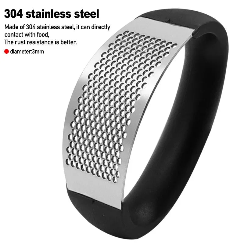 Stainless Steel Garlic Press Crusher