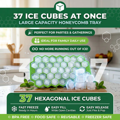 Silicone Honeycomb 37 Cavity Ice Cube