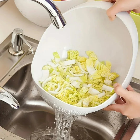 Kitchen Sink Strainer Bowl for Fruit & Vegetable Washing