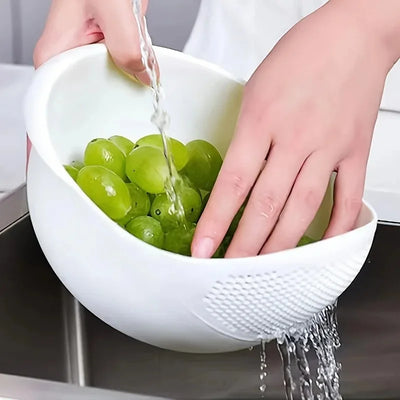 Kitchen Sink Strainer Bowl for Fruit & Vegetable Washing