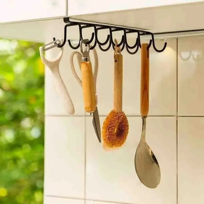 Double-Row Hooks Hanging Cup Holder