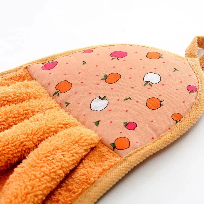 Kitchen & Bath Luxury Coral Velvet Hand Towels